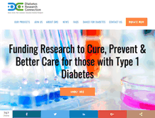 Tablet Screenshot of diabetesresearchconnection.org